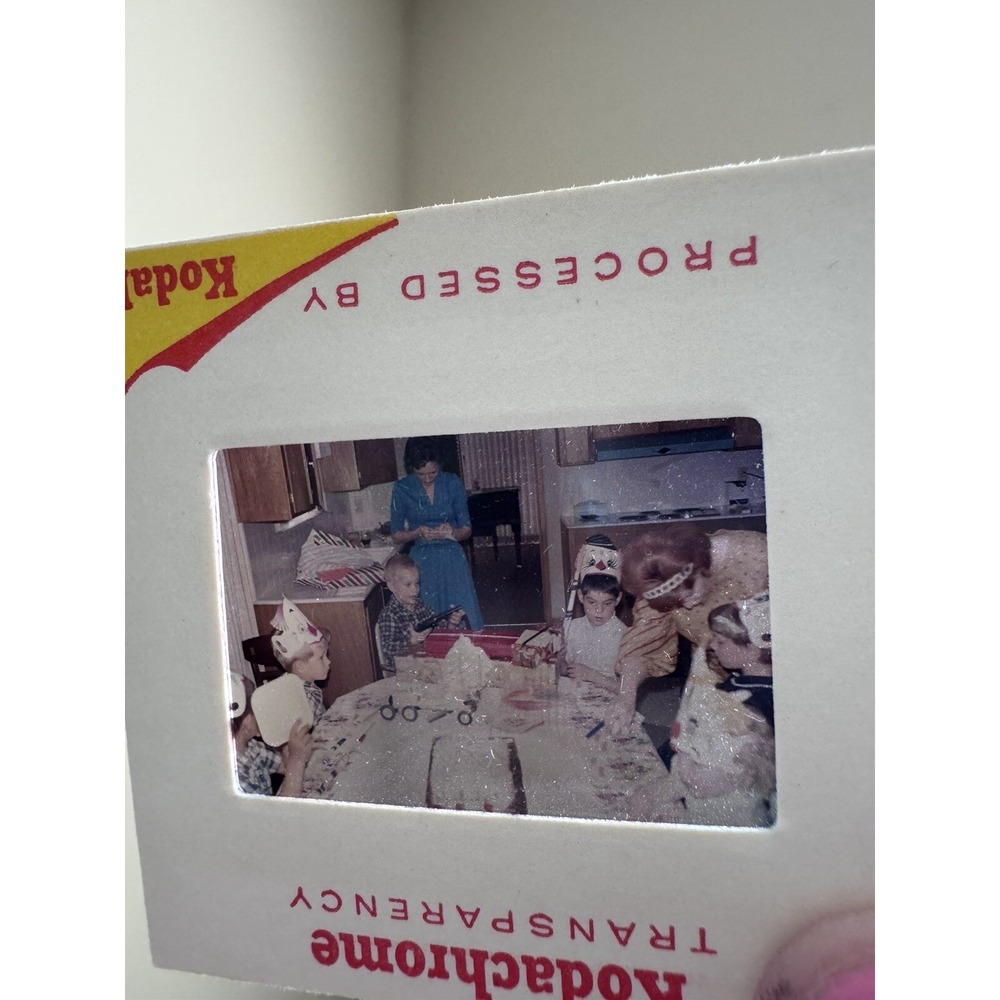 35mm Slides Family Birthday And Family Vintage Lot Of 5 From the 60s